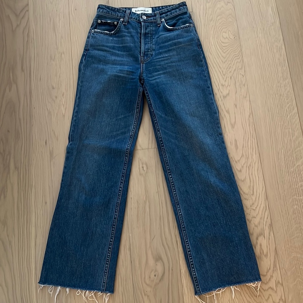Reformation Jeans - Emma High Rise Wide Leg Jean Size 24